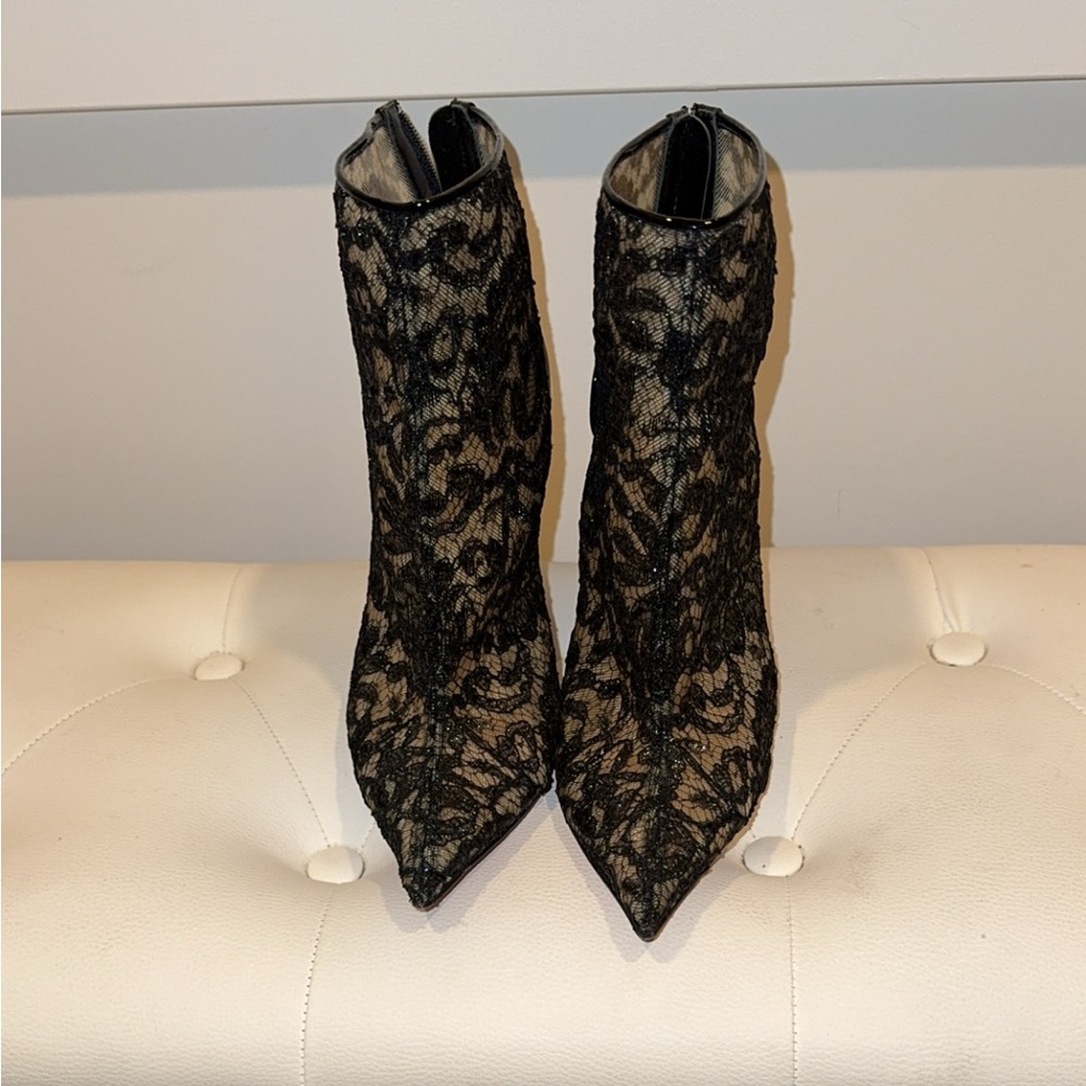 SIZE 36 AUTHENTIC CHRISTIAN LOUBTAINS WORN ONLY TWICE